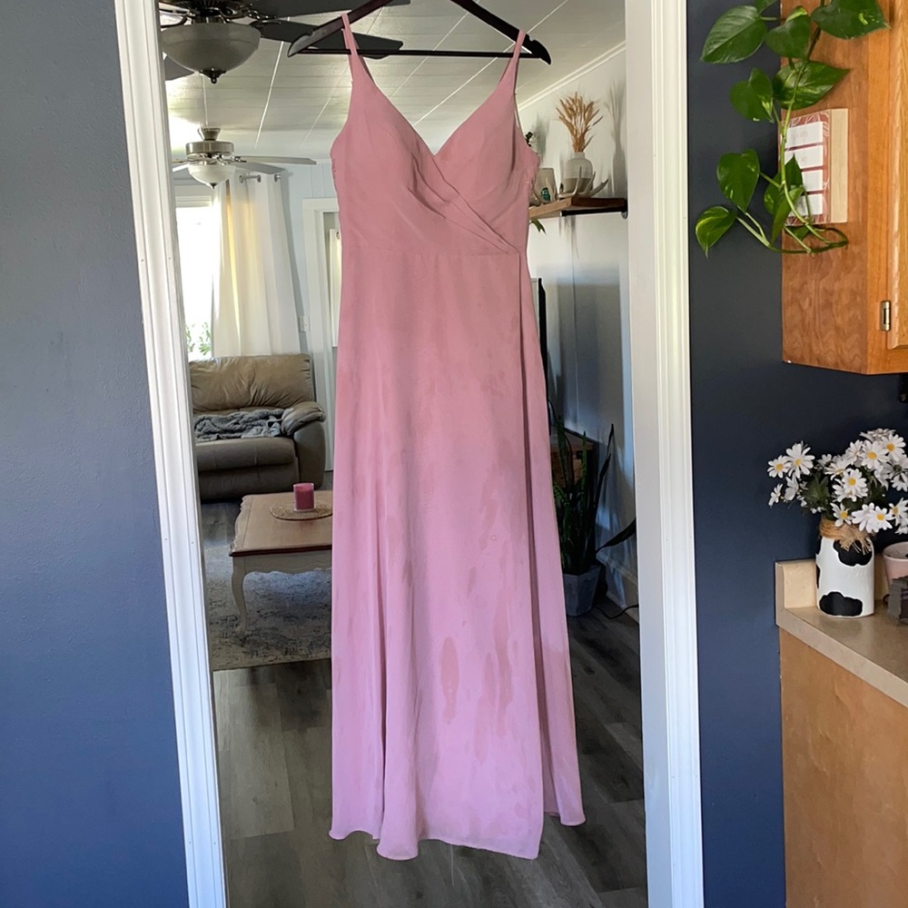 Azazie Dusty Mauve dress - Picture 1 of 6